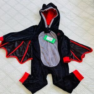 Tipsy Elves Gray and Black Bat Costume 3T